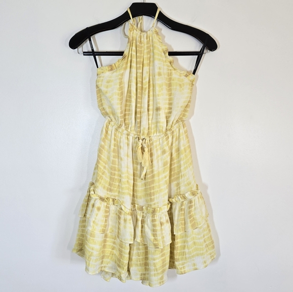 Majorelle Revolve Baker Mini Sun Dress in Yellow Tie Dye XXS Sundress - Picture 3 of 12